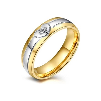 Šperky4U Ocelový prsten srdíčko OPR0055 SP