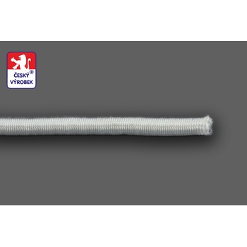 Darré Kulatá gumička bílá o šíři 2 mm - č. 41