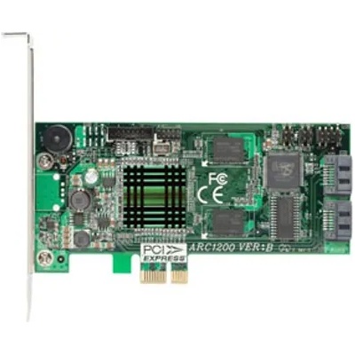 Areca RAID Kонтролер Areca ARC-1200, PCI-E x1 към SATA 3Gb/s, 2 портов, 128MB, поддържа RAID 0, 1, Single Disk and JBOD (ARC-1200)
