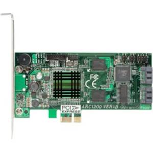 Areca RAID Kонтролер Areca ARC-1200, PCI-E x1 към SATA 3Gb/s, 2 портов, 128MB, поддържа RAID 0, 1, Single Disk and JBOD (ARC-1200)