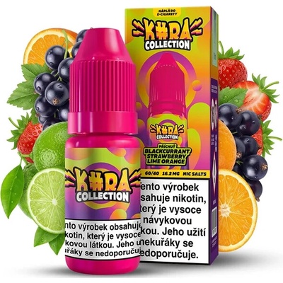 (Kura Salt 16,2-20mg) 10ml Blackcurrant Strawberry Lime Orange