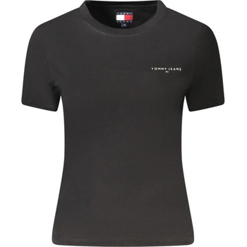 Tommy Hilfiger Дамска тениска с къс ръкав tommy hilfiger, Размер l, Цвят Черен (dw0dw21164_nebds)