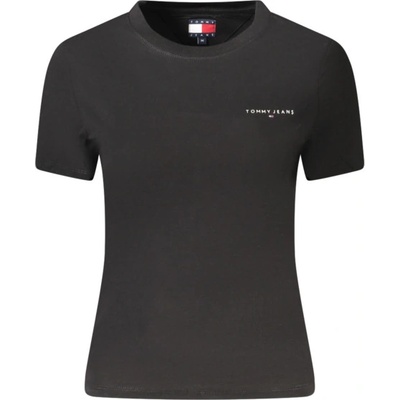 Tommy Hilfiger Дамска тениска с къс ръкав tommy hilfiger, Размер l, Цвят Черен (dw0dw21164_nebds)