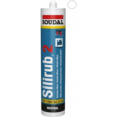 Silikon neutrální sanitární Soudal bezbarvý 280 ml