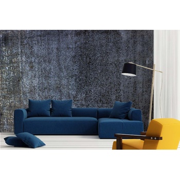 DIMEX ART s. r. o Самозалепваща се флизелинова фототапета текстура от надраскан метал 375 x 250 см