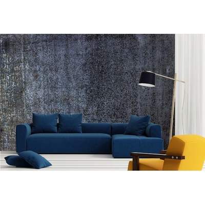 DIMEX ART Самозалепваща се флизелинова фототапета текстура от надраскан метал 375 x 250 см