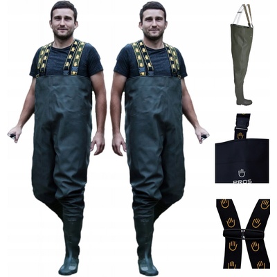 PROS brodiace prsačky STANDARD Plavitex Heavy Duty Oliv