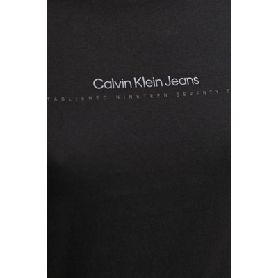 Calvin Klein Jeans Памучна тениска Calvin Klein Jeans в черно J20J224990 (J20J224990)