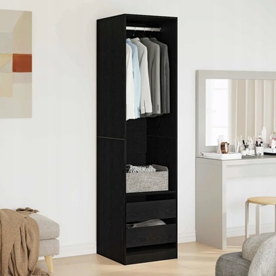Šatní skříň Černý dub 50 x 50 x 200 cm Materiál: dřevotříska
