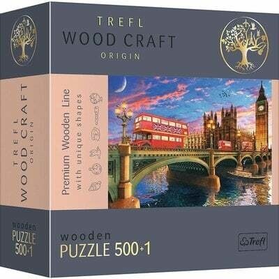 TREFL Wood Craft Origin Westminsterský palác Big Ben 501 dielov