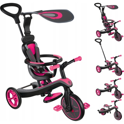 Globber Explorer Trike 4 v 1 Fuchsia