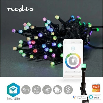Nedis SmartLife LED Wi-Fi RGB 42 LED 5 m Android IOS WIFILX01C42