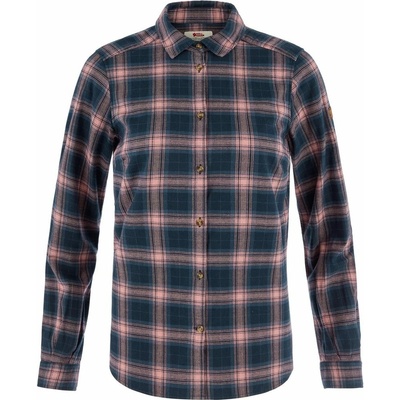 Fjällräven Övik Classic Flannel Shirt W Dark Navy-Ash Rose
