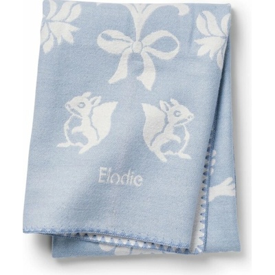 Elodie Details Jacquard Blanket Blueberry Blue