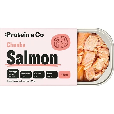 ProteinaCo Losos ve vlastní šťávě 120 g