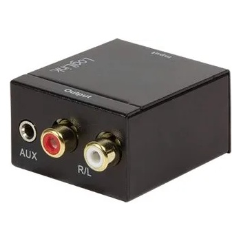 Image 1 of LogiLink Adaptor AV Coaxial/Toslink to Analog/3.5mm, CA0101 (CA0101)