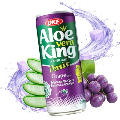 OKF Aloe Vera King Grape Drink 240 ml