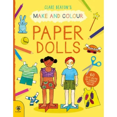 Make & Colour Paper Dolls | Clare Beaton