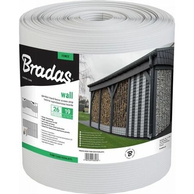 Bradas Tieniaca fólia na plot 19cm x 26m Light grey 1200g/m²