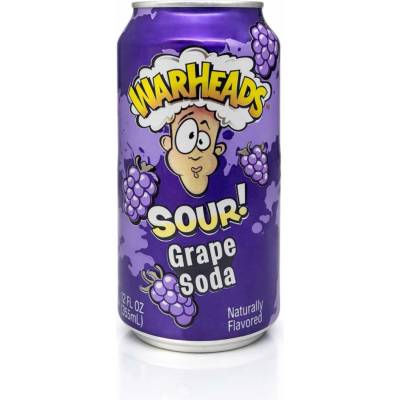 Warheads Sour Soda Grape 355 ml