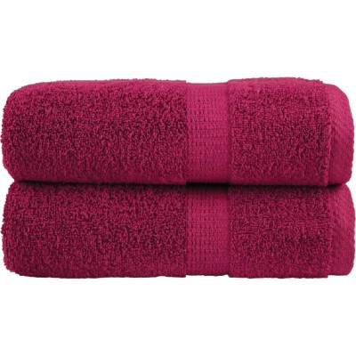vidaXL Премиум кърпи за пране SOLUND 2 бр. бордо 30x30 см 600 г/м2 (137203)