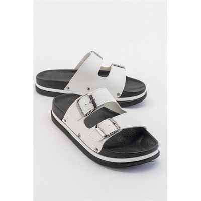 Moda Trend Дамски ежедневни чехли - Бели #381878 (381878_Бяло)