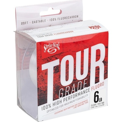 Strike King Tour Grade Fluorocarbon Line 200 m 0,20 mm 6 lb