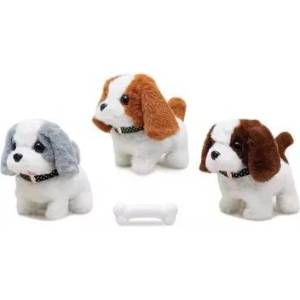 Manyuk Toys Интерактивно кученце в носилка, 17 см - различни