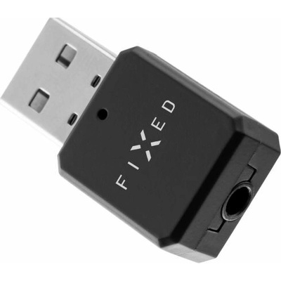 Bluetooth audio přijímač FIXED Signal se zabudovaným mikrofonem, černý