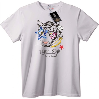 NOONEBRAND Тениска Тигров Стил Бъди Найкул - S, Black
