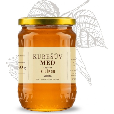 Kubešův med Med květový lipový 750 g