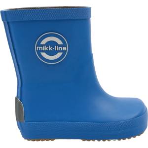 Mikk-Line Детски гумени ботуши Mikk-Line Kid's Wellies Solid Barefoot Wellington boots - Strong Blue - размер 19 (EU) (731-0302-0611)