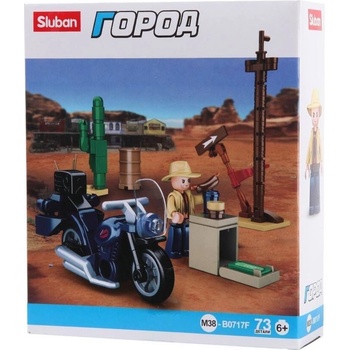 Sluban B0717F Motorkář na výletě