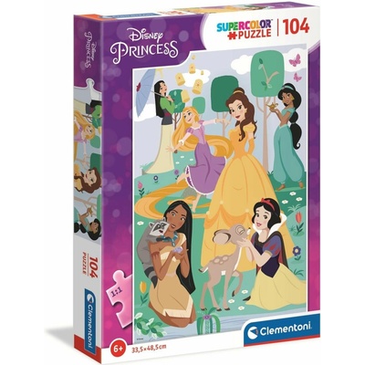 CLEMENTONI Disney princezny 104 dílků