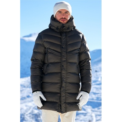 River Club Мъжко водонепромокаемо и ветроустойчиво дълго яке udk-001 - Каки#408170 (408170_Хаки)