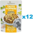Applaws Taste Toppers in Broth Chicken, Broccoli & Quinoa 12 x 85 g
