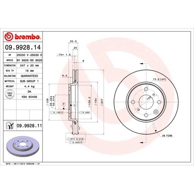 BREMBO 09.9928.11