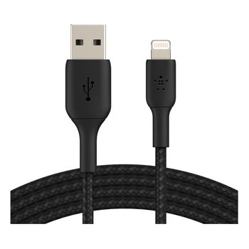 BELKIN kabel oplétaný USB-A - Lightning 15cm