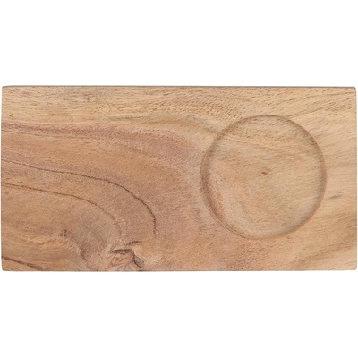 Ib Laursen Servírovací prkénko s otvorem pro hrnek 19x10cm