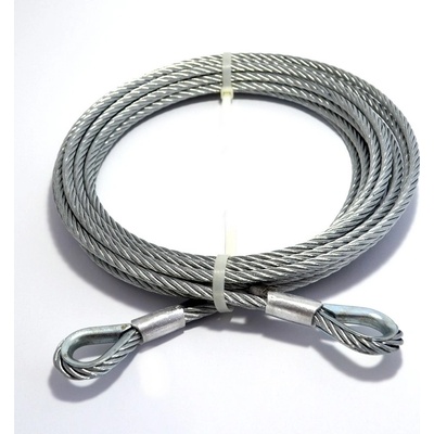 VT Tažné ocelové lano 20 mm, očnice-očnice, 8 m