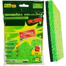 Clanax Hubová utierka s drôtenkou 100% celulóza 2 kusy