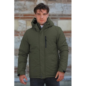 Goccix Мъжко водонепромокаемо и ветроустойчиво яке с качулка gpa-170 - Каки #409106 (409106_Хаки)