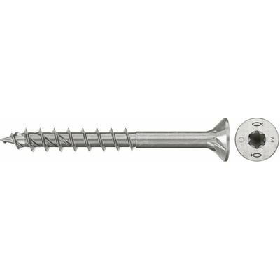 Fischer 574155 skrutky do drevotriesky 5 mm 60 mm TX Nerezová oceľ 100 ks