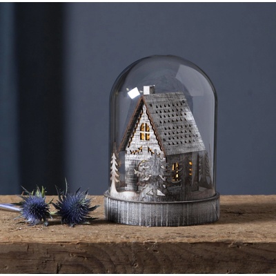 Star Trading Svietiaca dekorácia House Brown Kupol