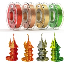 Eryone Dual-Color Silk PLA SET Gold&Copper+Gold&Silver+Red&Gold+Yellow&Green 1.75mm, 4x250g