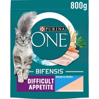 Purina ONE difficult appetite treska a pstruh 0,8 kg