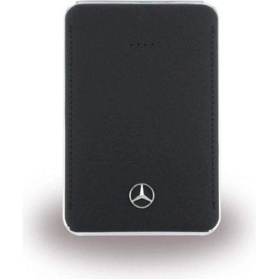 Mercedes-Benz Power Bank 5000 mAh - дизайнерска външна батерия с 2 USB изхода за мобилни устройства (черна)