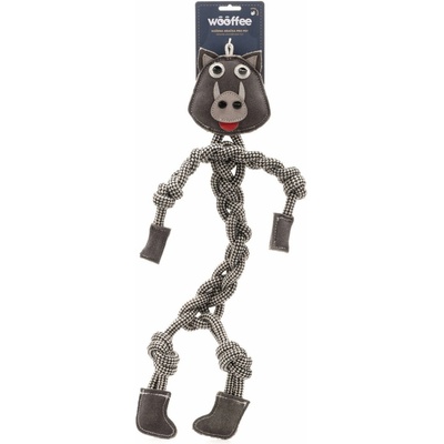 Wooffee pravá kůže provazový dlouhán divočák 56 cm