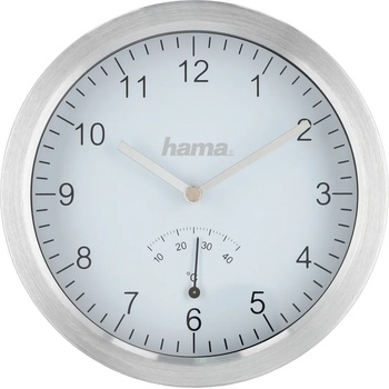 Hama Aluminium, 186414 Стенен Часовник за Баня