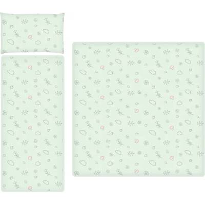 Lorelli Летен сет за детска количка от ранфорс Lorelli - Агънце, резеда (20800304101)